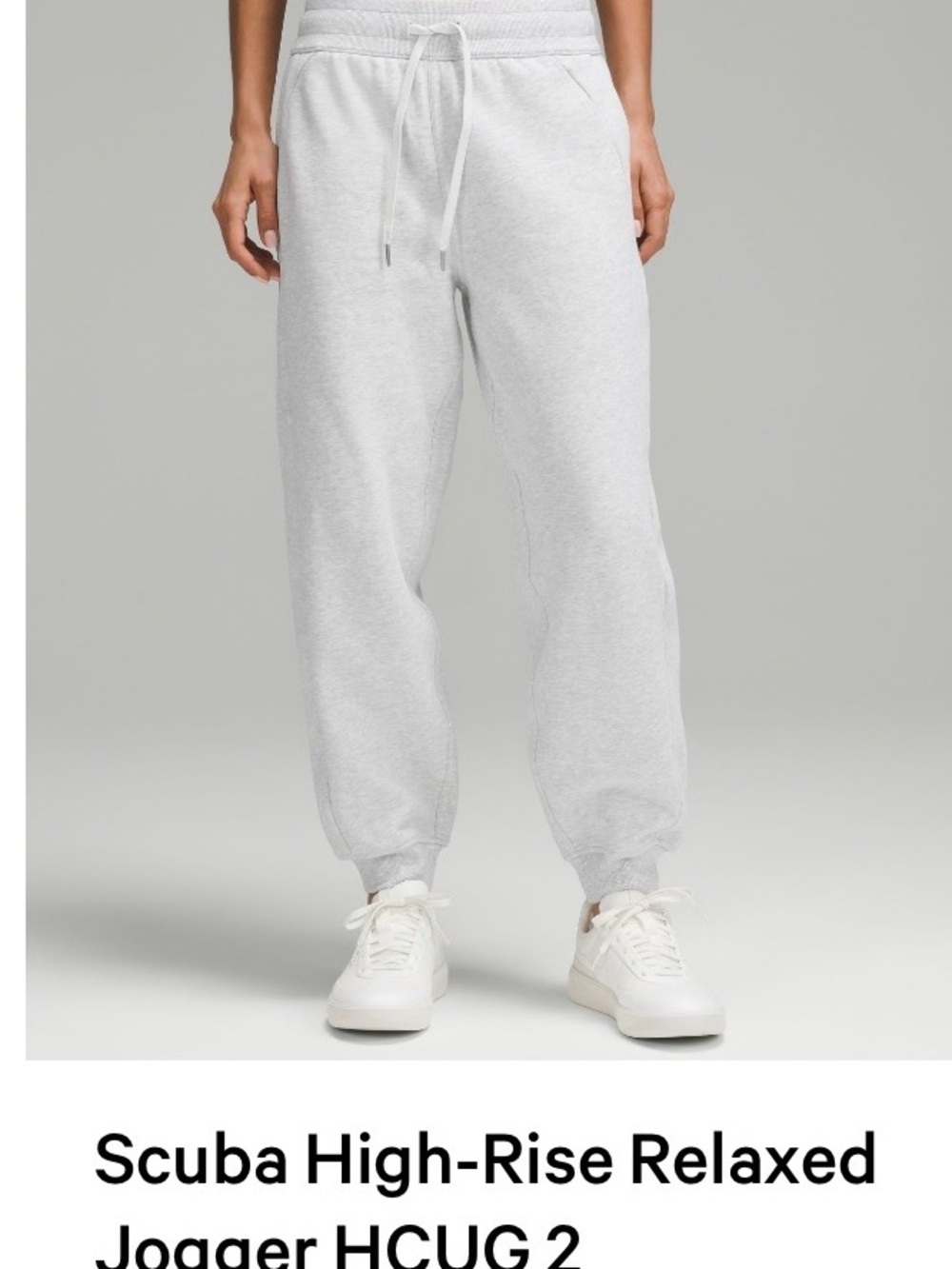 lululemon athletica Scuba Relaxed High-Rise Joggers - Light Gray